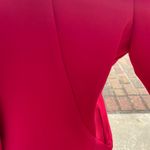 Danny & Nicole  Y2K two piece red polyester power skirt suit midi length. Sz 10P. Photo 5