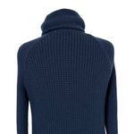 Athleta  Borealis Cowl Neck Sweater Wool Blend Long Sleeve Navy Blue Size XS Photo 4