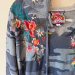 Johnny Was Nohea French Terry Raw Edge Matching Set - Hoodie (S) and Pants (XS) Photo 3