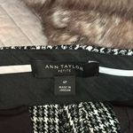 Ann Taylor  Petite classic black white houndstooth crop straight career pants 6​​ Photo 4
