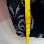 Vintage Baroque Print Top‎ Y2K 2000s 90s Grunge Sz Large Blue Photo 5