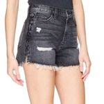 Hudson Jeans  Sade Mercury Lace Up Distressed Cut Off Denim Shorts Size 26 Photo 1