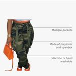 Camo Cargo Pants Green Size L Photo 2