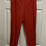 Terra & Sky  leggings solid orange size 0X (14W) Photo 0