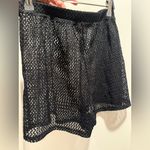 Derek Heart NWOT Black Crochet Tank Top and Shorts Set Swim CoverUp Size L Photo 6