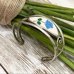 Alpaca Mexico Silver Cuff Bracelet Photo 1