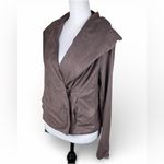 Mystree NWT Faux Suede Soft Moto Jacket Women’s Size Small Neutral Brown Photo 8