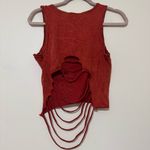 Harley Davidson Distressed open Back Sunflower Sturges Tank Top Red Size M Photo 2