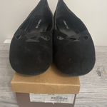 Coldwater Creek  Cross Band‎ Flats Black Suede 9 1/2 M Women's Leather Photo 0