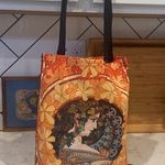 Autumn leaves witchy zodiac fairy bohemian Gypsy cottagecore canvas tote Photo 0