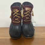 Sperry  Top-Sider Saltwater Quilted‎ Duck Boots Womens Wine Color Size 5M Photo 2