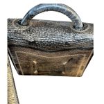 MM6 Maison Margiela Metallic Silver Buckle Shoulder Bag Photo 4