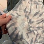 Missguided Misguided Sheer Grey Tie Dye Long Sleeve Mini Dress Womens 2 Cover Up Swim Photo 9