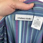 Chelsea Studio  tunic/knee-length shirt dress, size 3X, striped, 80s, retro, cute Photo 7