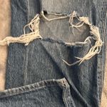 American Eagle  Outfitters Blue Distressed Jeans relaxed mom Photo 2