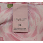 Cabernet‎ Pink Floral Satin Slip Dress Rose Lingerie Coquette Pockets Size XL Photo 3