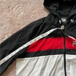 NWT Fila Color Block Hooded Full‎ Zip Women's Lightweight Windbreaker Jacket S Black Photo 7