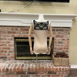 Cozy Casual Cozy S&S Casual plunging neckline top with lace panel / S / Excellent co… Photo 6