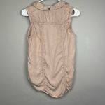 C&C California Pink Button Down XS Collared Sleeveless V Neck Casual Photo 1