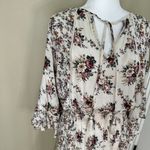 Lovestitch Mixed Print Ruffle Sleeve Floral Dress - Medium Photo 2