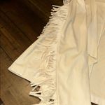 Colleen Lopez Cream Open Fringe Cardigan Size Small EUC Photo 6
