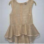 Gracia  Mesh Peplum Top Photo 5