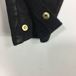 7 For All Mankind  7FAM Wax Coated Moto Jeans Button Up Ankle Size 25 Photo 6