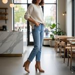 Kaanas Perm Cowboy Ankle Leather Boot in Honey NWOT Size 6M Tan Photo 1