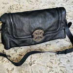 Tory Burch  AMANDA fold over leather bag 💜 Photo 0