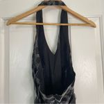 Vintage I.N. Studio Chic Black Halter Dress with Elegant Design Size 8 emo goth Photo 4