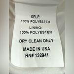 Amanda Uprichard  ANNALISE‎ White MINI DRESS IN GINGHAM ORGANZA - Size Medium Photo 8