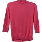 Kate Spade Kate‎ Spade Beaded Embellished Cardigan Barbie Pink Sweater 100% Cotton Size S Photo 1