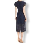 Ali & Jay Ali &‎ Jay navy blue lace wrap dress large new Photo 2