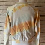 Freeze Tie Dye Be Yourself Cropped Sweatshirt Size Medium Orange Photo 3