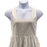 Uniqlo  Linen Midi Dress Cream Medium Photo 2