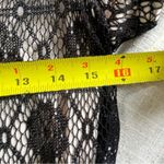 Harlow Dresses Black Lace‎ Maxi Dress Sheath Belted Short Sleeve Size 8 Photo 7