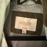 Laundry by Shelli Segal Laundry Shelli Segal Women's XL Olive Hooded Utility Anorak Jacket Lightweight Photo 3