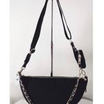 Sondra Roberts Black Faux Suede 3 Way Bag Photo 4