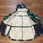 Duluth Trading Company  Tropical Zip up Floral Hooded Jacket XL Green Black Coral Photo 12