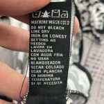 Perceptions Dress Womens 16 Black White Floral Short Sleeves V Neck Knit NEW $60 Photo 8