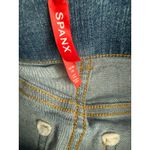 Spanx Seamed Front Wide Leg Jean Vintage Indigo Size Medium Photo 8