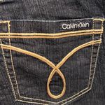 Calvin Klein dark wash skinny jeans with contrast stitching size 30/10 Blue Photo 7