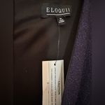 Eloquii  Women’s Shimmery Lurex Twist High Low Long Sleeve Cocktail Dress Photo 8