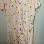 BP Dress Light Pink Floral Button Down Front Short Sleeve Mini Casual Cute Photo 2