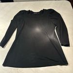 Pomander Place Long Sleeve Puff Sleeve Shirt Black Size XS Photo 0