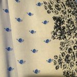 BCBG Maxazria Vance Blue Floral Tie Romper Women's Size Medium Photo 8