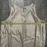 Jennifer Lopez Rose Gold Sequin Drop-Tail Hem Tank Size Large Photo 12