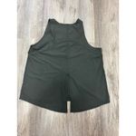 Spanx Go Lightly Tank Top Women XL Olive Green Split Back Workout Athletic Photo 2