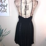 Free People Intimately  High Neck Open Back Black Lingerie with Crochet Size S Photo 4
