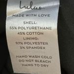 Lulus Black Vegan Faux Leather Zip Up Puff Sleeve Rider Moto Coat Jacket Size M Photo 3